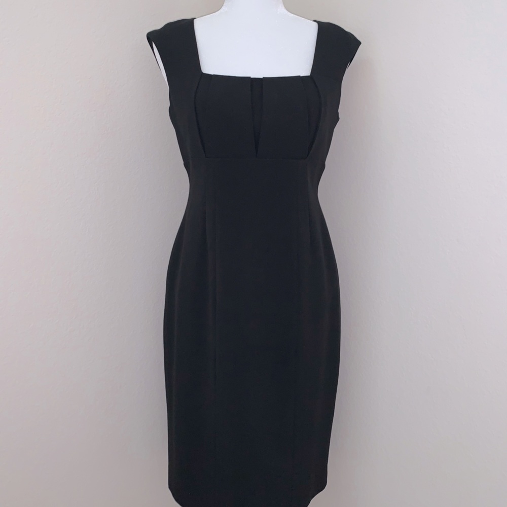 Calvin Klein Square Neckline Sheath Dress